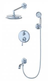 Душевой комплект Wonzon & Woghand Steam WW-88939008-CR хром